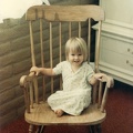 Bethany in the rocking chair 1982